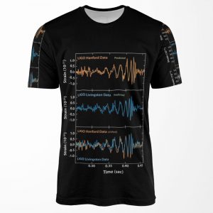 Ligo Gravitational Waves Detection All-over-print T-shirt