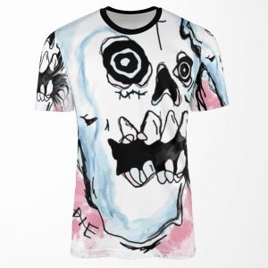 Lil Peep Die Skull Jacket Design All-over-print T-shirt