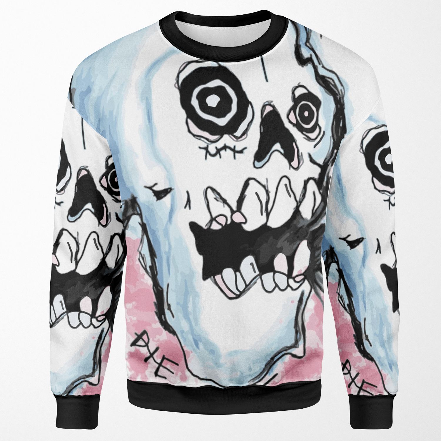 Lil Peep Die Skull Jacket Design All-over-print Unisex Sweatshirt