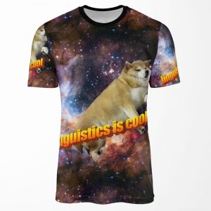 Linguistics Is Cool Doggo Aesthetic All-over-print T-shirt