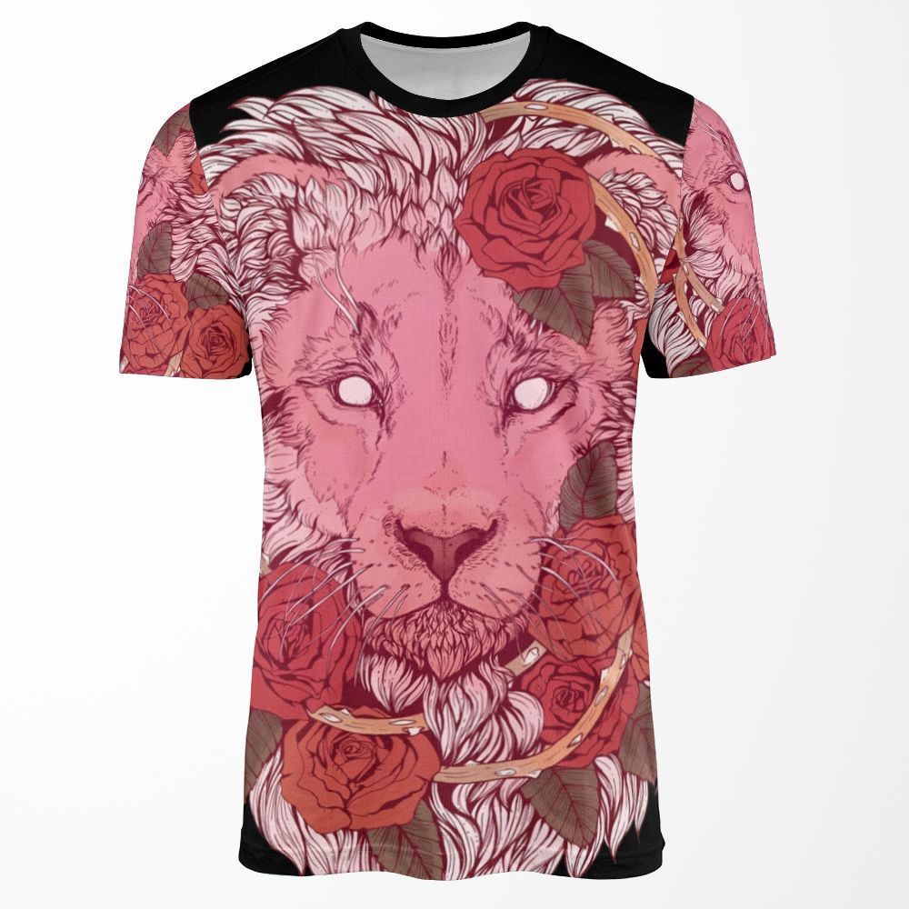 Lion Of Roses All-over-print T-shirt
