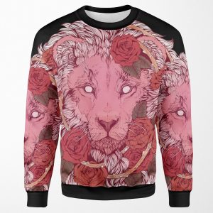 Lion Of Roses All-over-print Unisex Sweatshirt