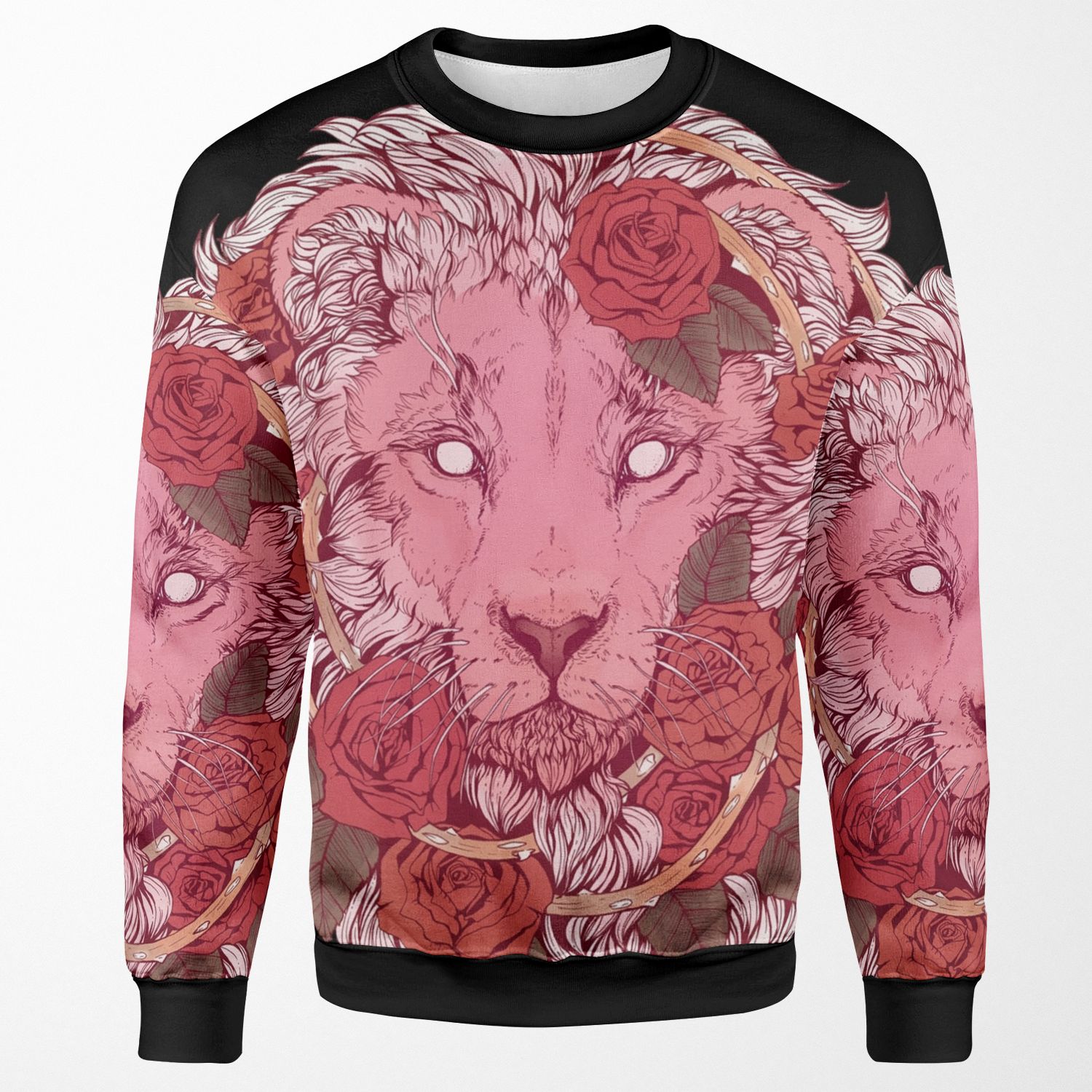 Lion Of Roses All-over-print Unisex Sweatshirt