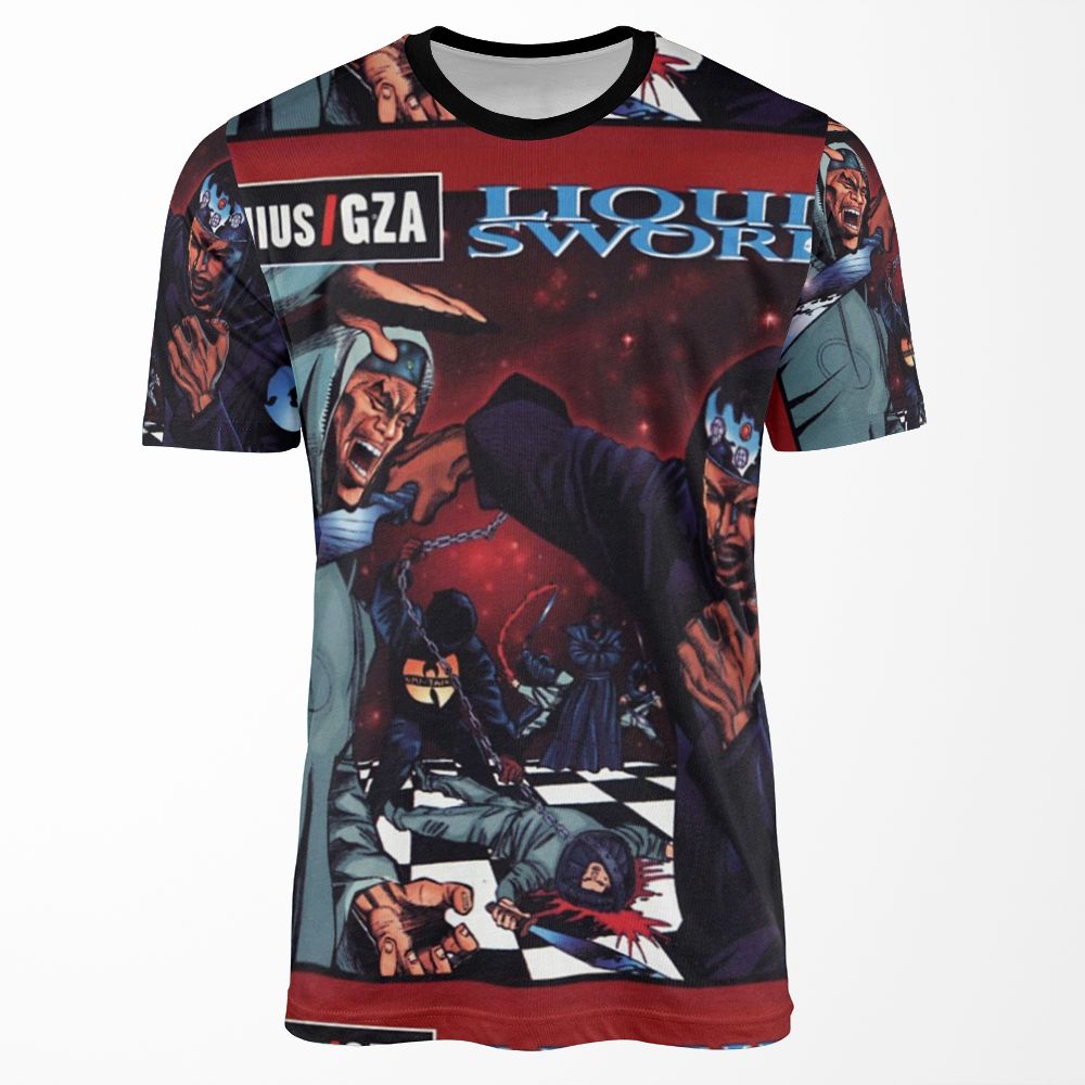 Liquid Sword Gza All-over-print T-shirt
