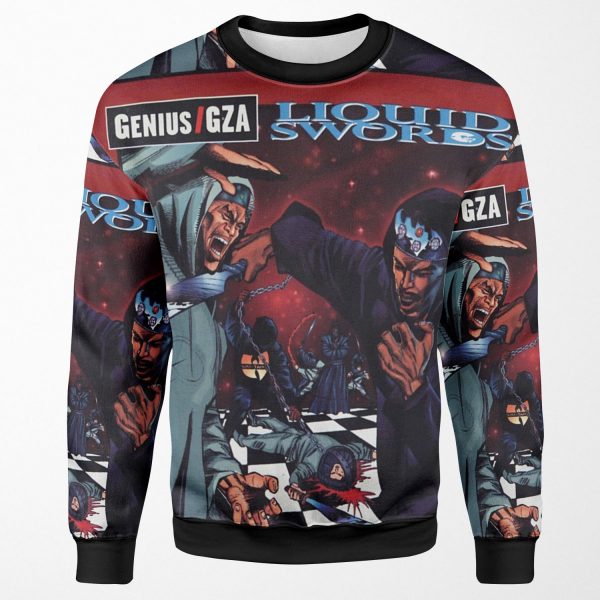 Liquid Sword Gza All-over-print Unisex Sweatshirt