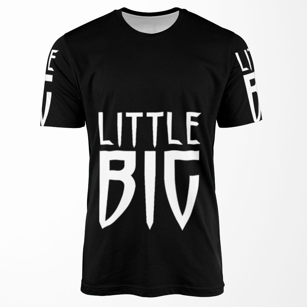 Little Big Logo Text Design All-over-print T-shirt