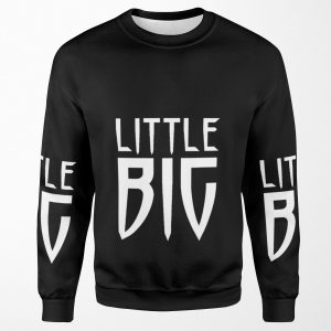 Little Big Logo Text Design All-over-print Unisex Sweatshirt