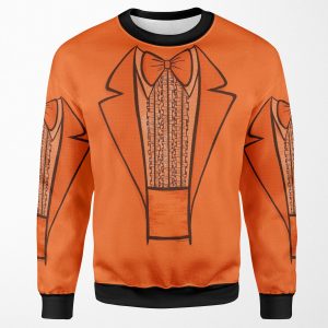 Lloyd And Harry Lloyd S Orange Dumb And Dumber Funny Tuxedo Tee Shirt All-over-print Unisex Sweatshirt