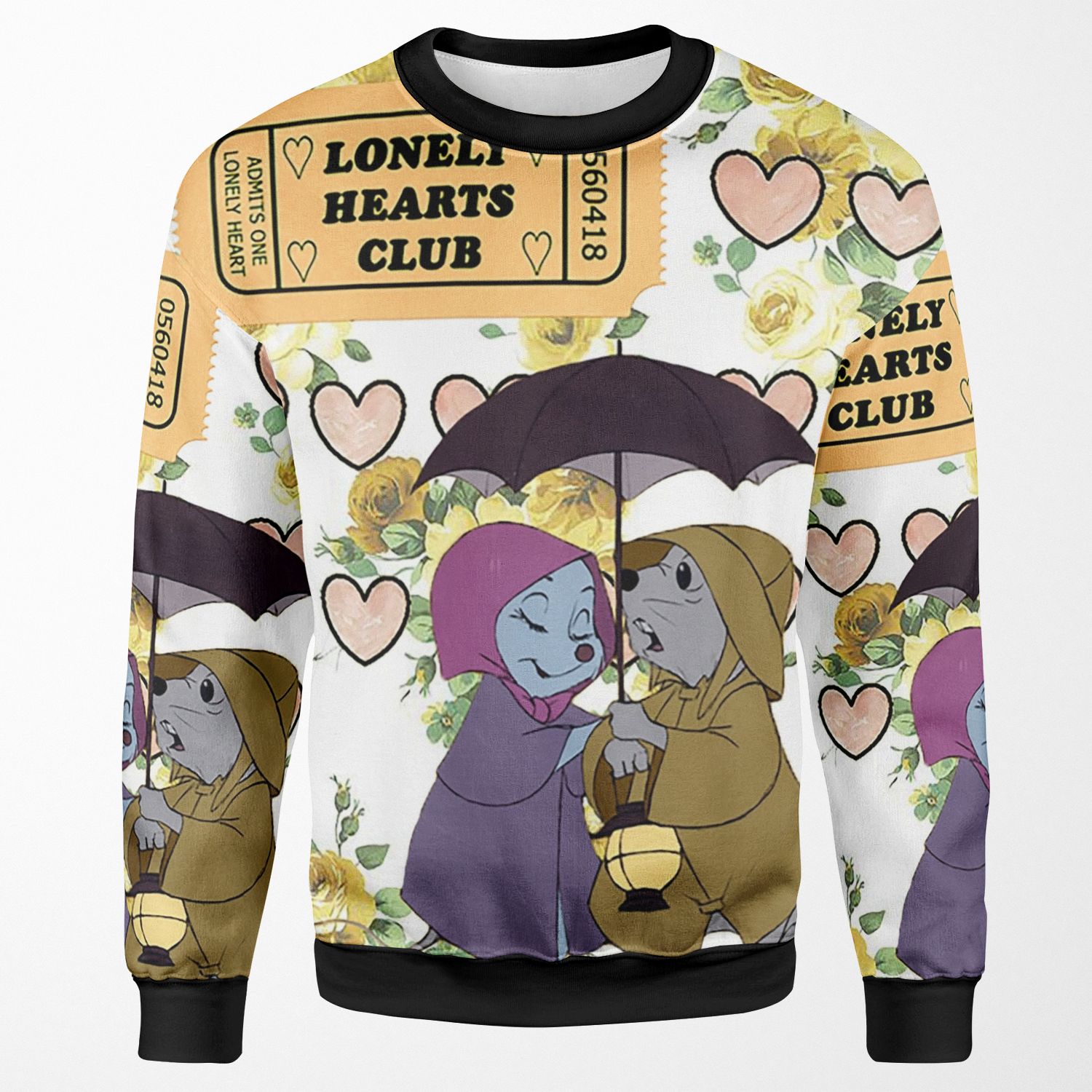 Lonely Hearts Club All-over-print Unisex Sweatshirt