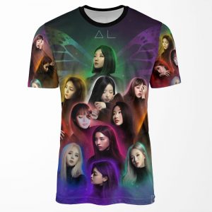 Loona %Ec%9D%B4%Eb%8B%Ac%Ec%9D%98 %Ec%86%8C%Eb%85%80 Fanart Butterfly Kpop All-over-print T-shirt