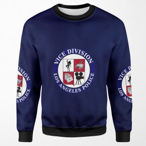 Los Angeles Police Department Vice Division All-over-print Unisex Sweatshirt