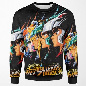Los Caballeros Del Zodiaco All-over-print Unisex Sweatshirt