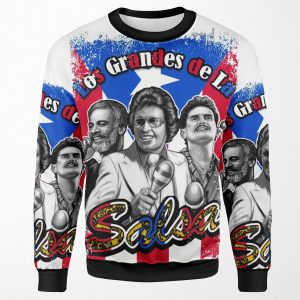 Los Grandes De La Salsa All-over-print Unisex Sweatshirt