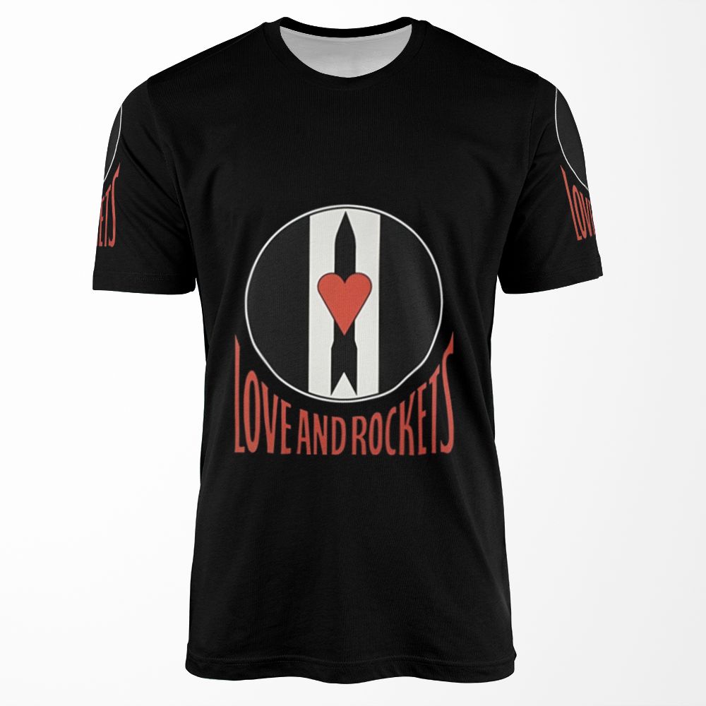 Love And Rockets All-over-print T-shirt