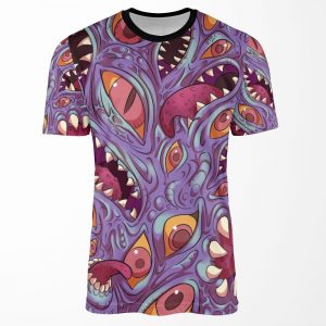 Lovecraftian Pattern All-over-print T-shirt