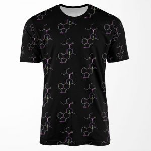 Lsd Molecule Psychedelic All-over-print T-shirt