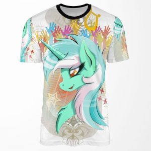 Lyra Heartstrings Card Edition All-over-print T-shirt