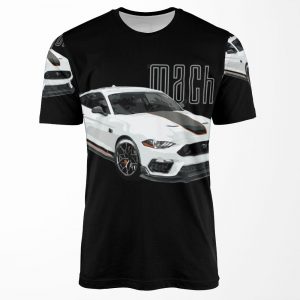 Mach 1 Mustang Gt 5 0L V8 All-over-print T-shirt
