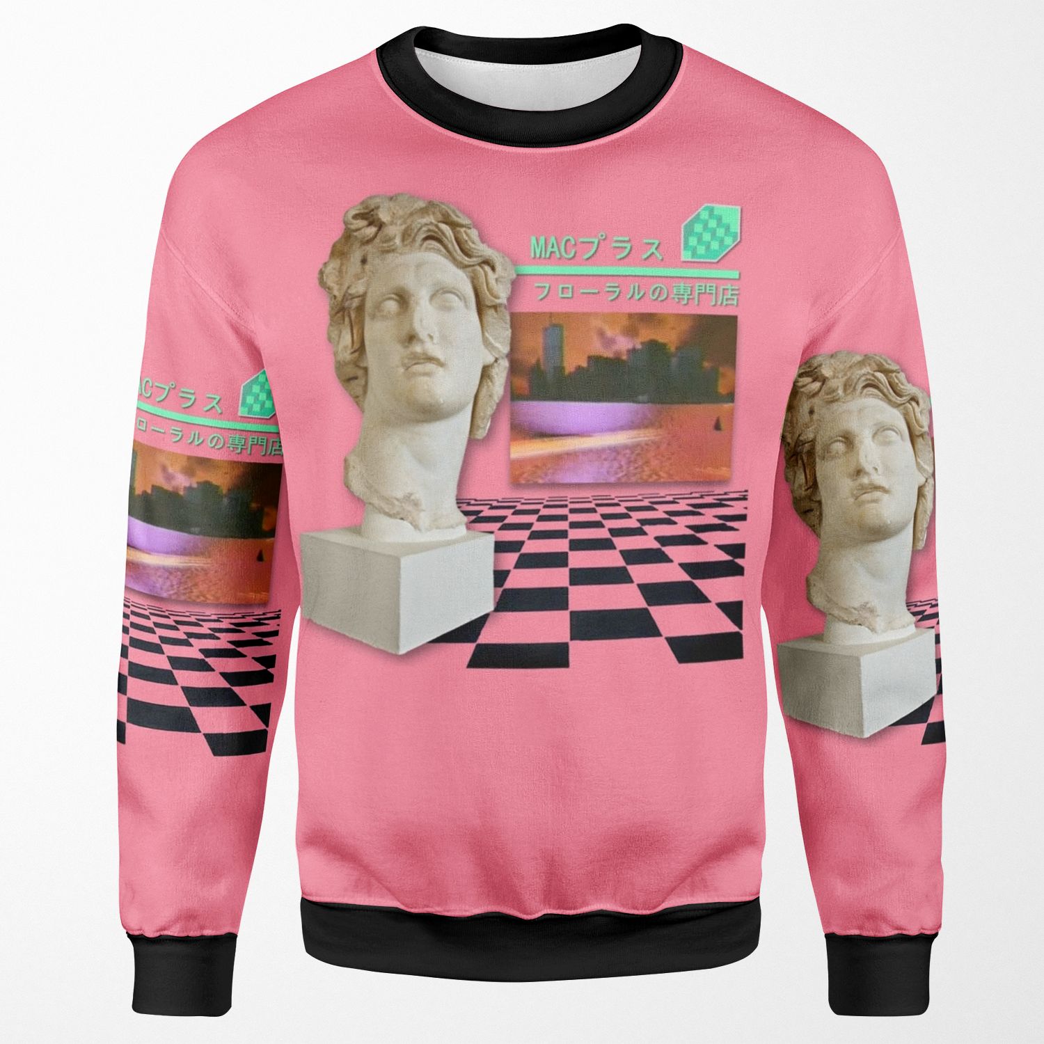 Macintosh Plus Floral Shoppe All-over-print Unisex Sweatshirt