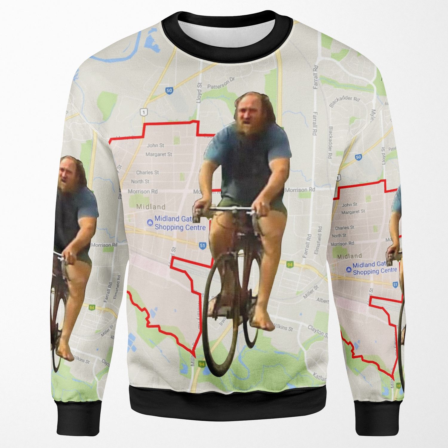 Mad Dog All-over-print Unisex Sweatshirt