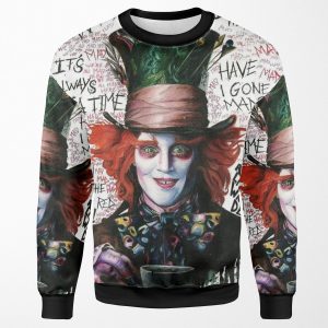 Mad Hatter All-over-print Unisex Sweatshirt