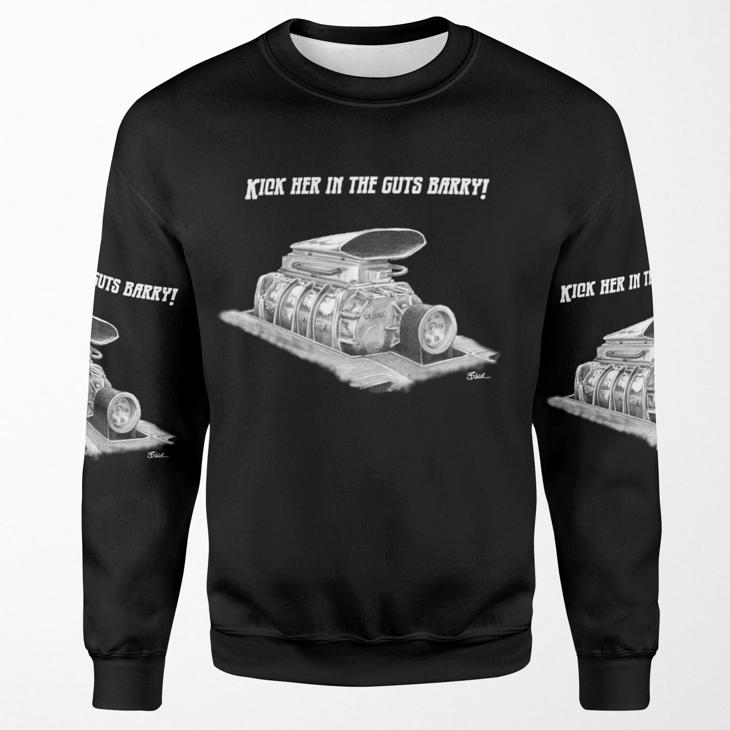 Mad Max Supercharger All-over-print Unisex Sweatshirt