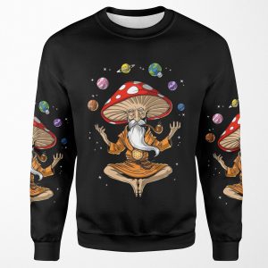 Magic Mushroom Buddha All-over-print Unisex Sweatshirt