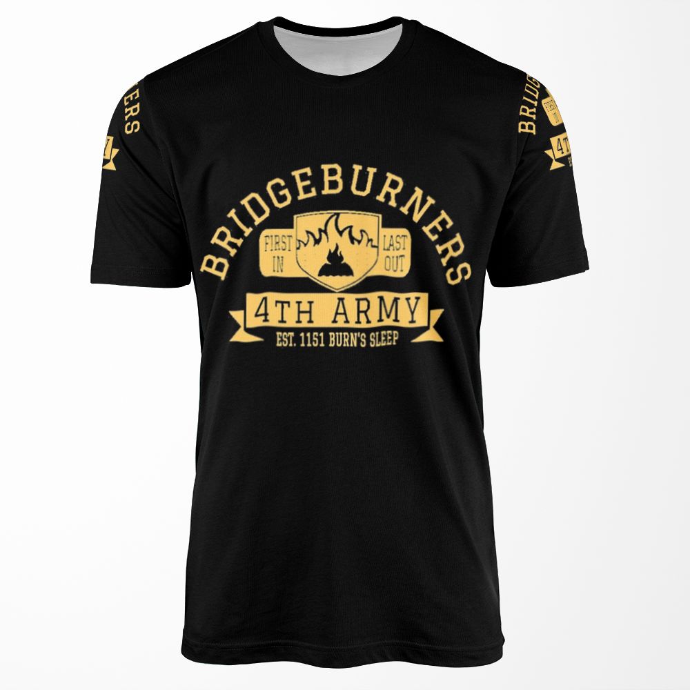 Malazan Bridgeburners Army Gold All-over-print T-shirt