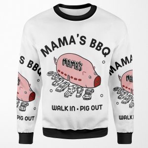 Mama S Bbq Always Sunny In Philadelphia Walk In Pig Out All-over-print Unisex Sweatshirt