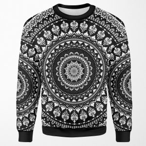 Mandala Monochrome 2 All-over-print Unisex Sweatshirt