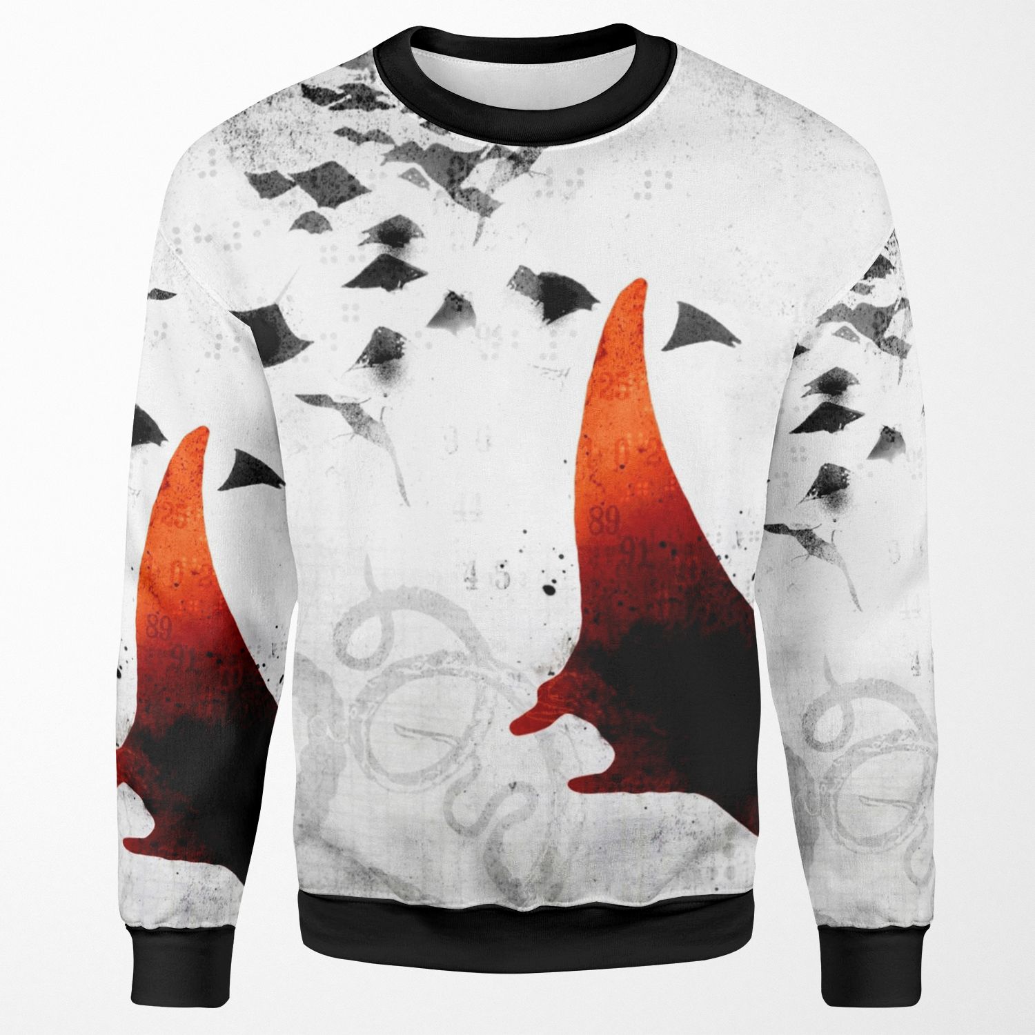 Manta Red All-over-print Unisex Sweatshirt