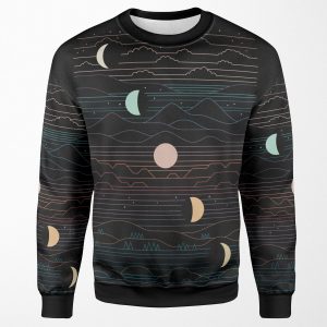 Many Moons All-over-print Unisex Sweatshirt
