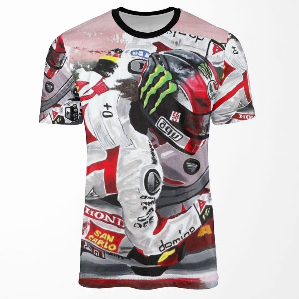 Marco Simoncelli By Greg Tillett All-over-print T-shirt