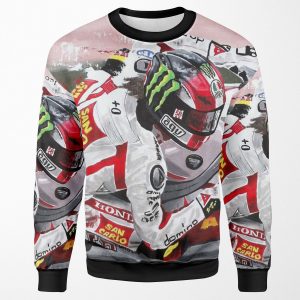Marco Simoncelli By Greg Tillett All-over-print Unisex Sweatshirt