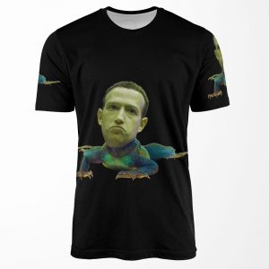 Mark Zuckerberg Is A Lizard All-over-print T-shirt