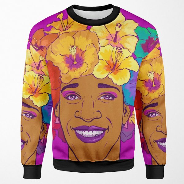 Marsha Johnson Hero And Icon All-over-print Unisex Sweatshirt