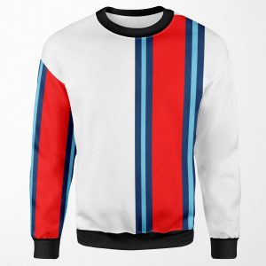 Martini Stripe All-over-print Unisex Sweatshirt