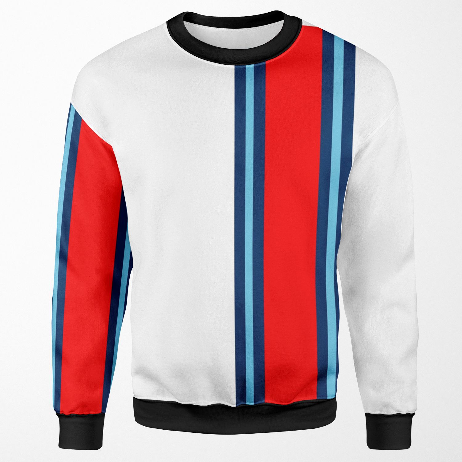 Martini Stripe All-over-print Unisex Sweatshirt