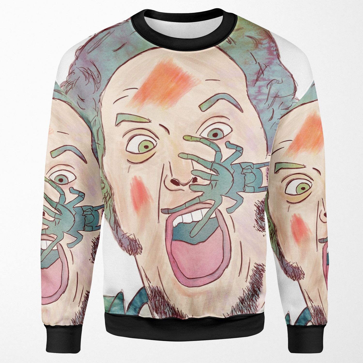 Marv And Spider From Home Alone All-over-print Unisex Sweatshirt