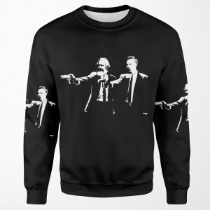 Marx And Nietzsche Fun Philosophy Shirt All-over-print Unisex Sweatshirt