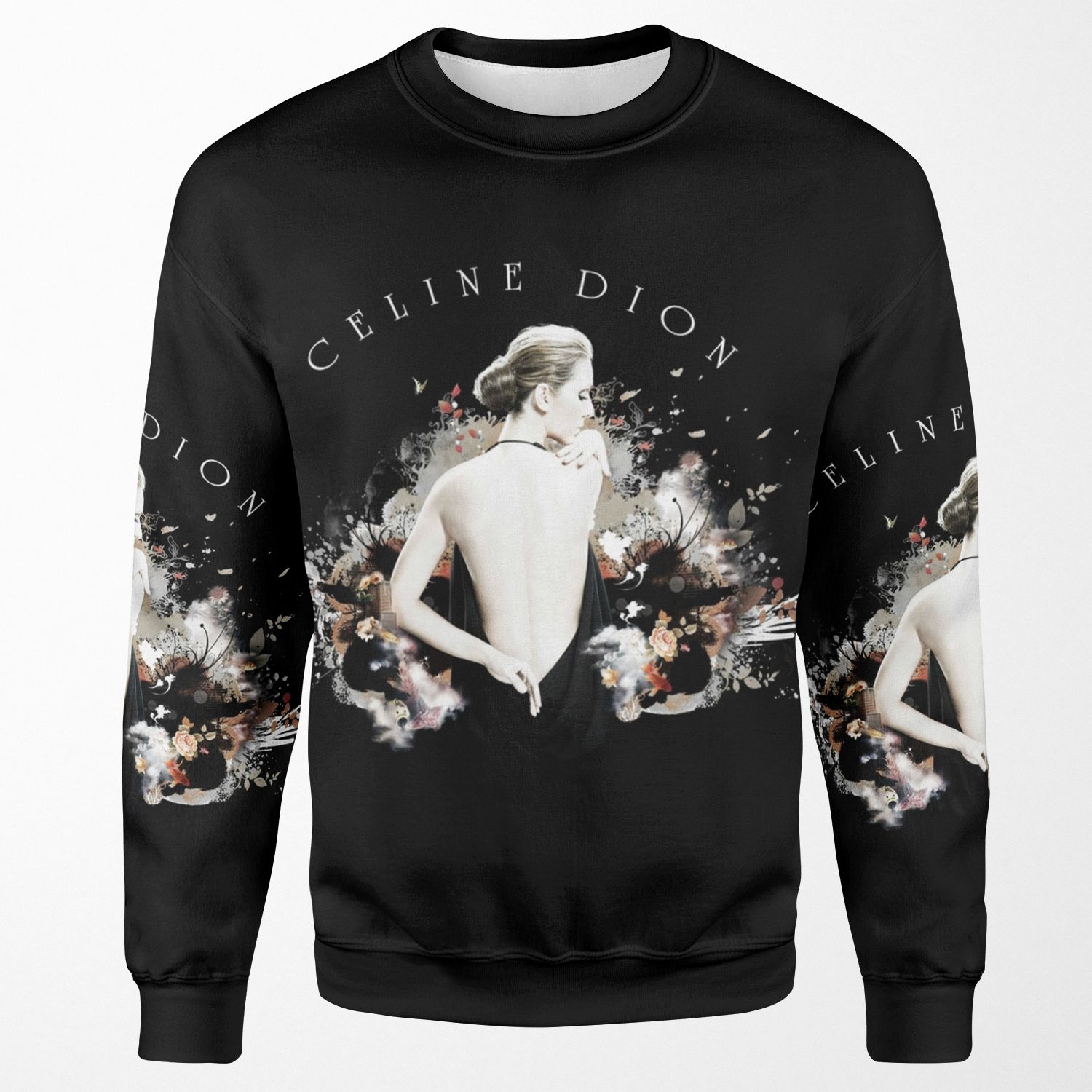 Masakini Feb10 Celine Dion 2 All-over-print Unisex Sweatshirt