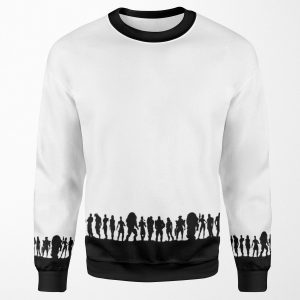 Mass Effect Character Silhouettes All-over-print Unisex Sweatshirt