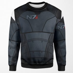 Mass Effect Commander Shepard Armor All-over-print Unisex Sweatshirt