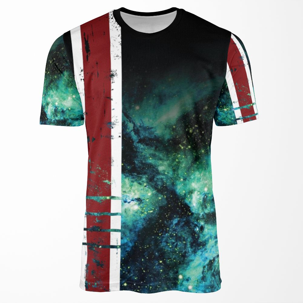 Mass Effect Tribute Armor Stripe All-over-print T-shirt