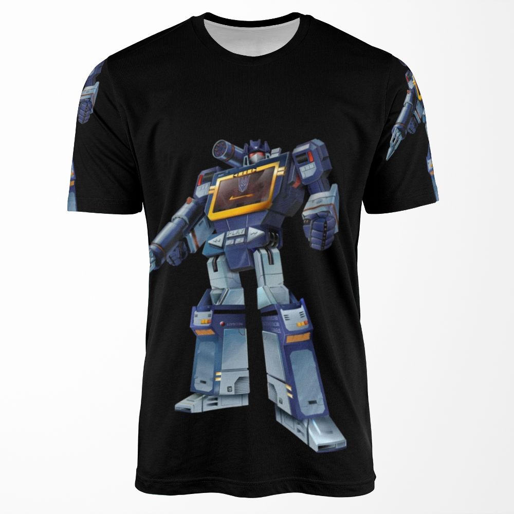 Masterpiece Soundwave Transparent Background All-over-print T-shirt