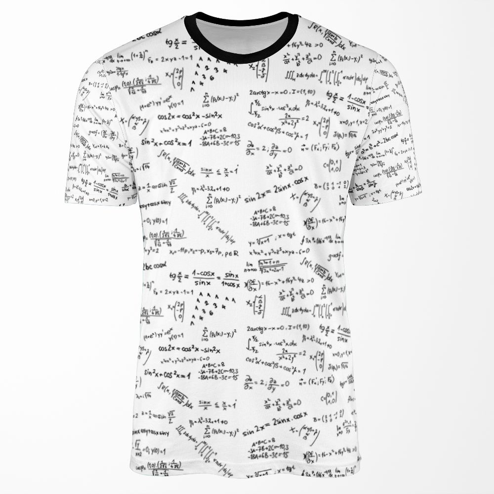 Math Formulas And Numbers All-over-print T-shirt
