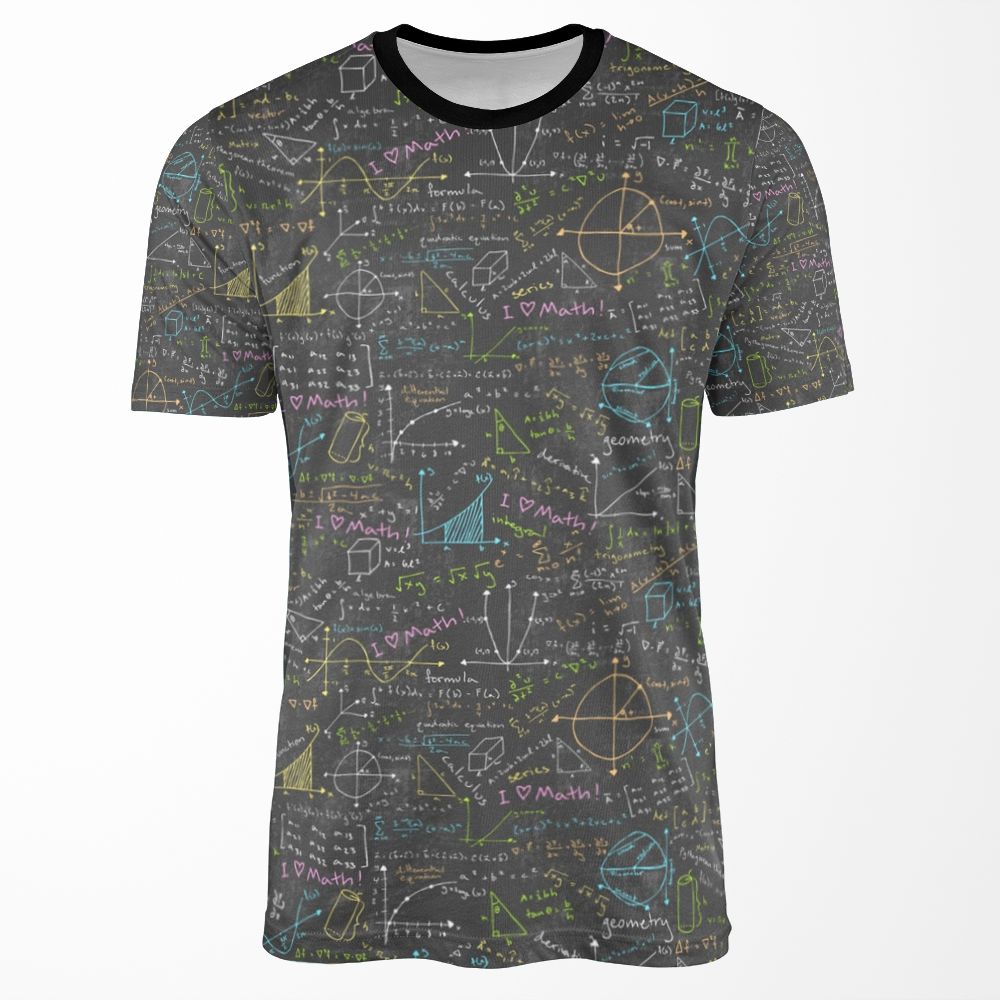 Math Lessons All-over-print T-shirt
