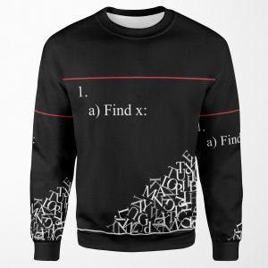 Math Problem All-over-print Unisex Sweatshirt