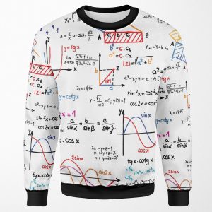 Mathematics Formulas Numbers All-over-print Unisex Sweatshirt