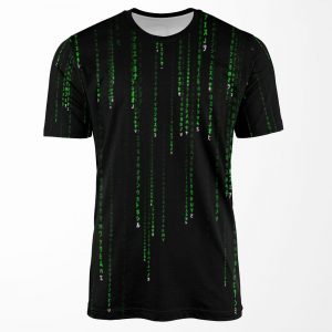 Matrix Green All-over-print T-shirt